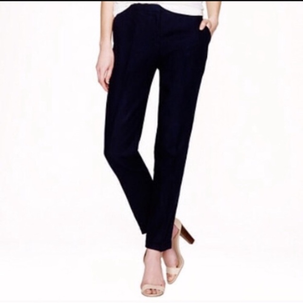 J. Crew Black City Fit Skimmer Pant-2 TALL